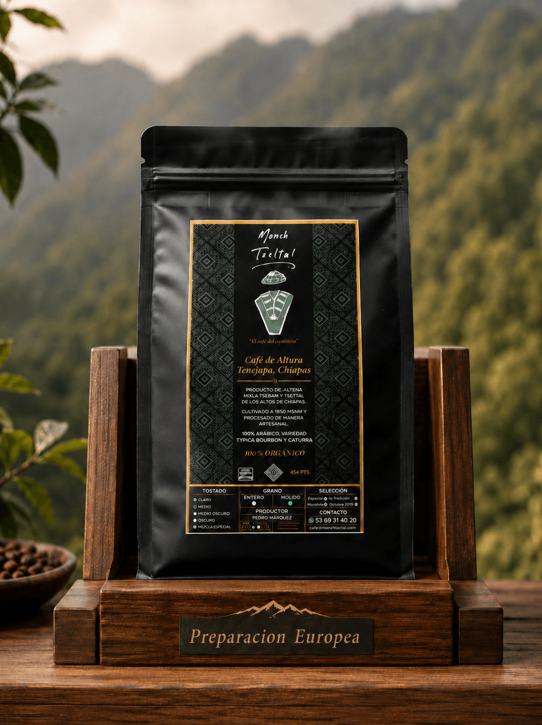 Café Preparación Europea — Morush Tzeltal